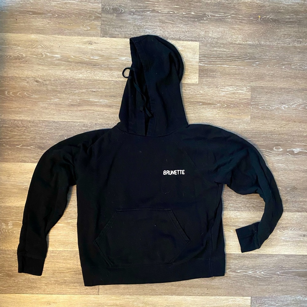 BRUNETTE crop hoodie